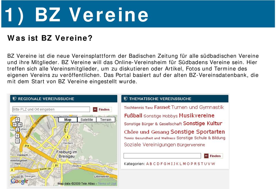 BZ Vereine will das Online-Vereinsheim für Südbadens Vereine sein.