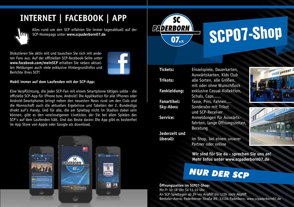 Mobil immer auf dem Laufenden mit der SCP-App: Eine Verpflichtung, die jeder SCP-Fan mit einem Smartphone tätigen sollte - die offizielle SCP-App für iphone bzw. Android!
