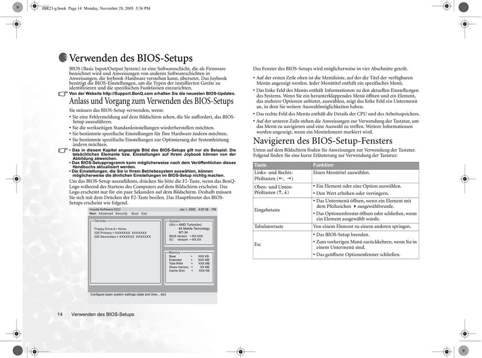 Softwareschichten in Anweisungen, die Joybook-Hardware verstehen kann, übersetzt.