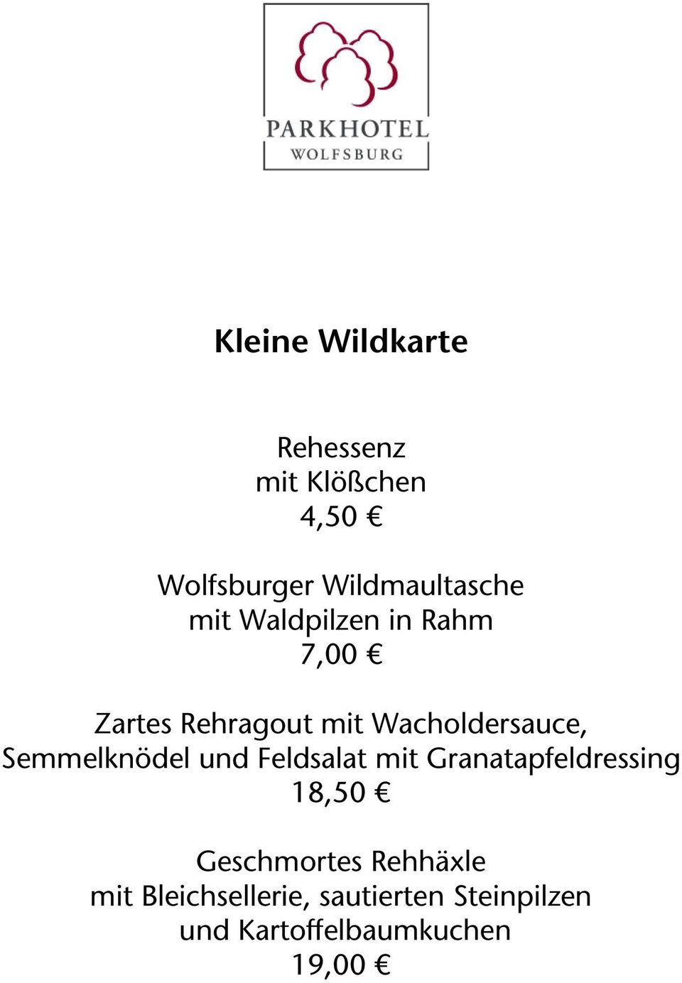 Semmelknödel und Feldsalat mit Granatapfeldressing 18,50 Geschmortes