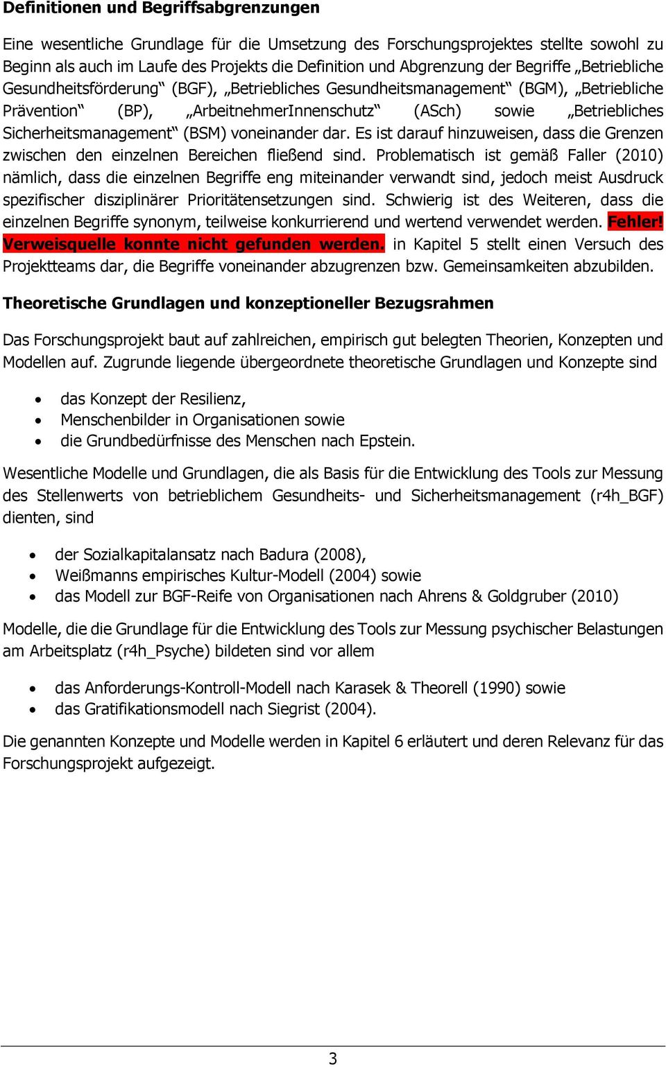 (BSM) voneinander dar. Es ist darauf hinzuweisen, dass die Grenzen zwischen den einzelnen Bereichen fließend sind.