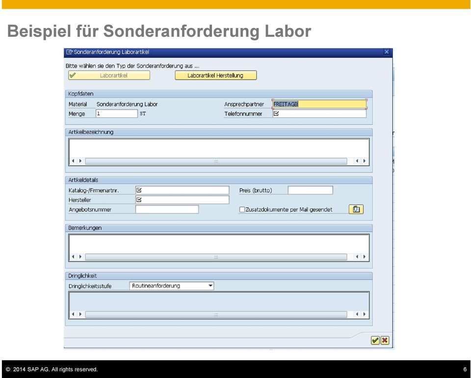 Labor 2014 SAP AG.