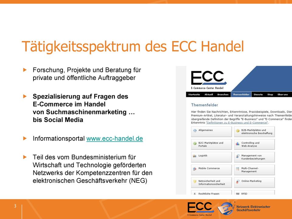 Social Media Informationsportal www.ecc-handel.