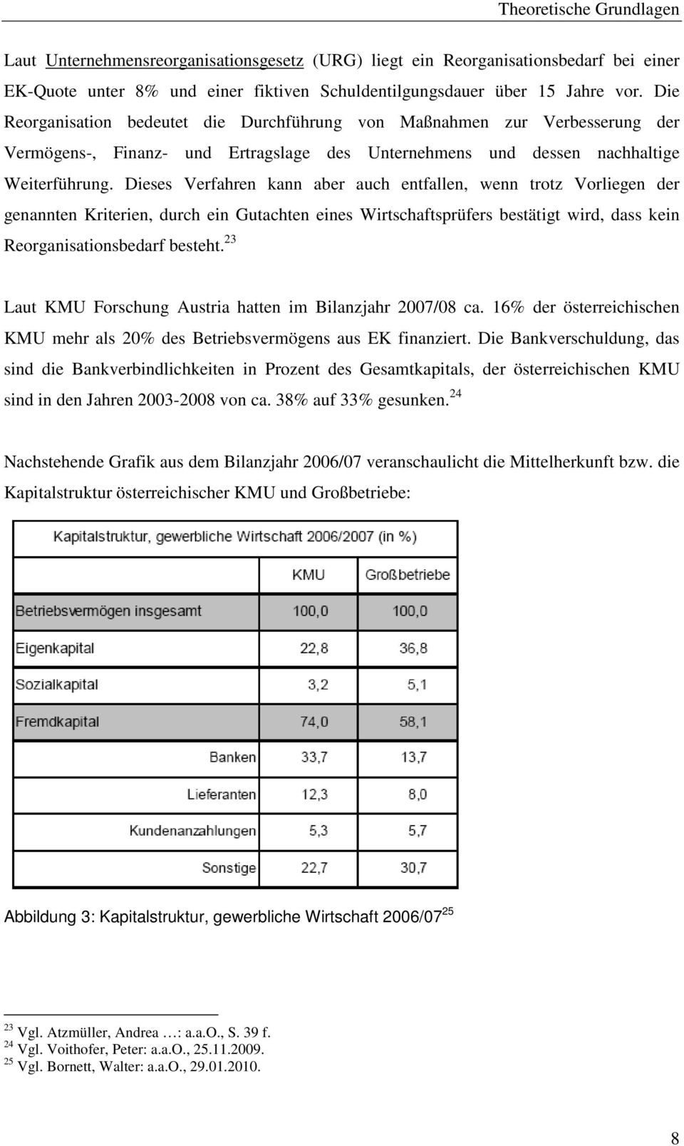 Dieses Verfahren kann aber auch entfallen, wenn trotz Vorliegen der genannten Kriterien, durch ein Gutachten eines Wirtschaftsprüfers bestätigt wird, dass kein Reorganisationsbedarf besteht.