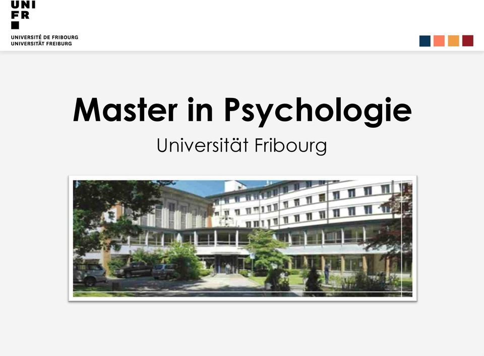 Département de Psychologie / Departement für Psychologie