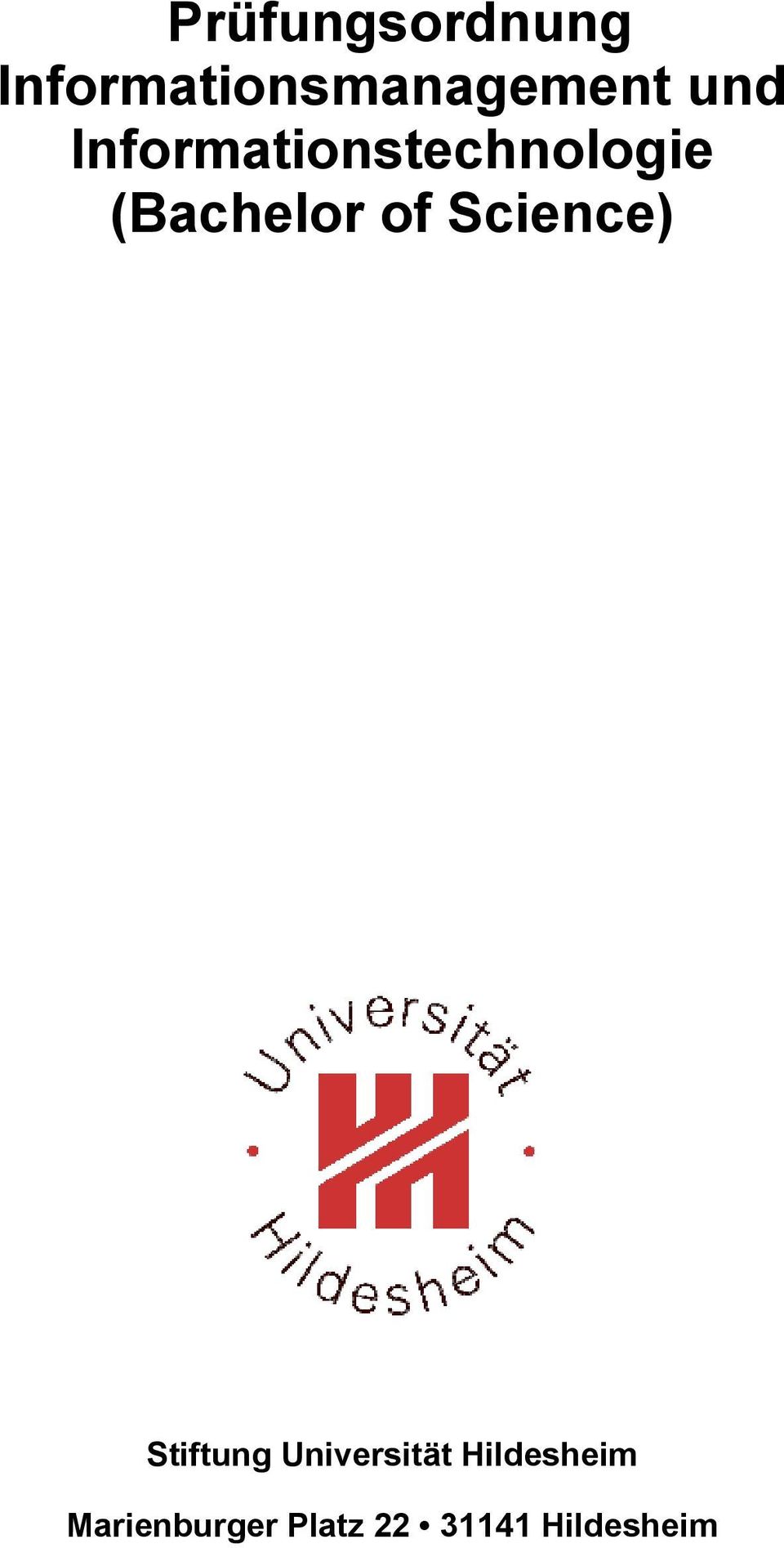of Science) Stiftung Universität