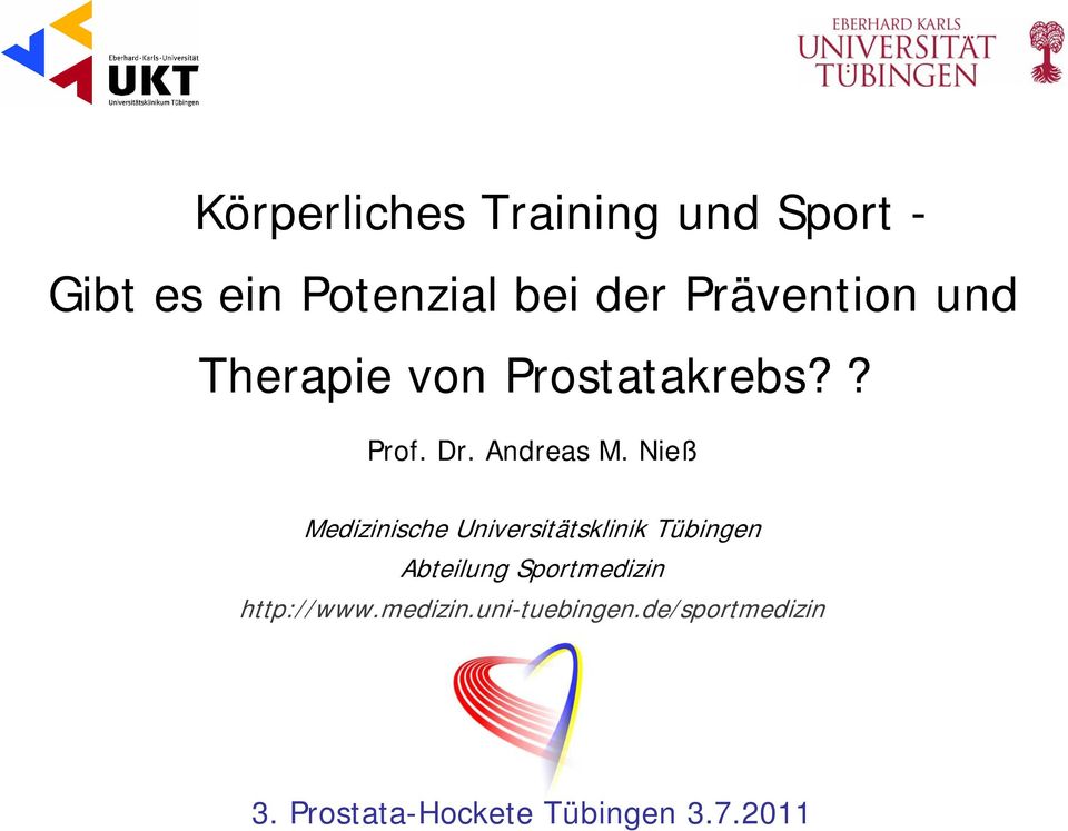 Nieß Medizinische Universitätsklinik Tübingen Abteilung Sportmedizin