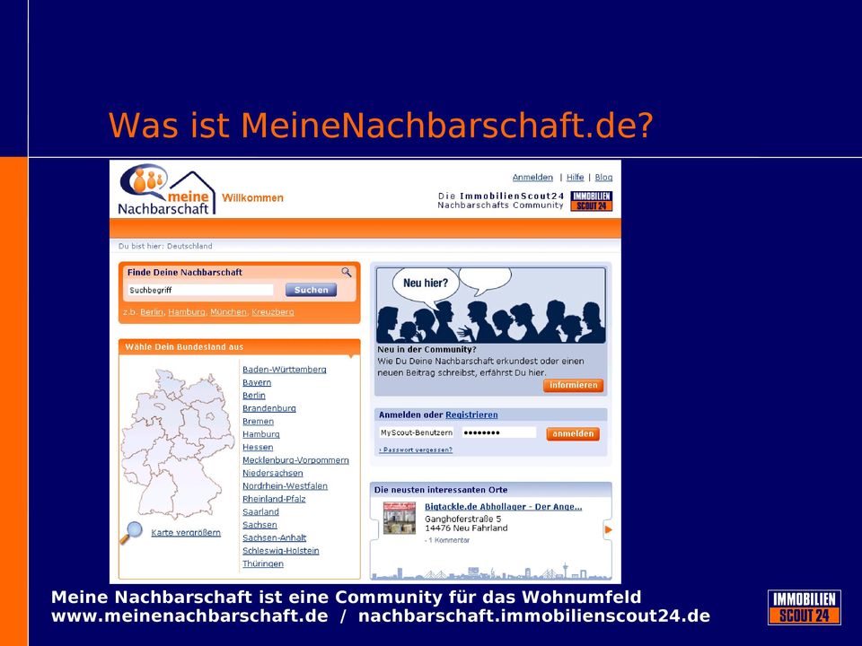 Community für das Wohnumfeld www.