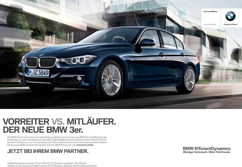 Limousine. Der neue Der neue BMW BMW 3er übertrifft 3er übertrifft jedoch jedoch alle alle Erwartungen.