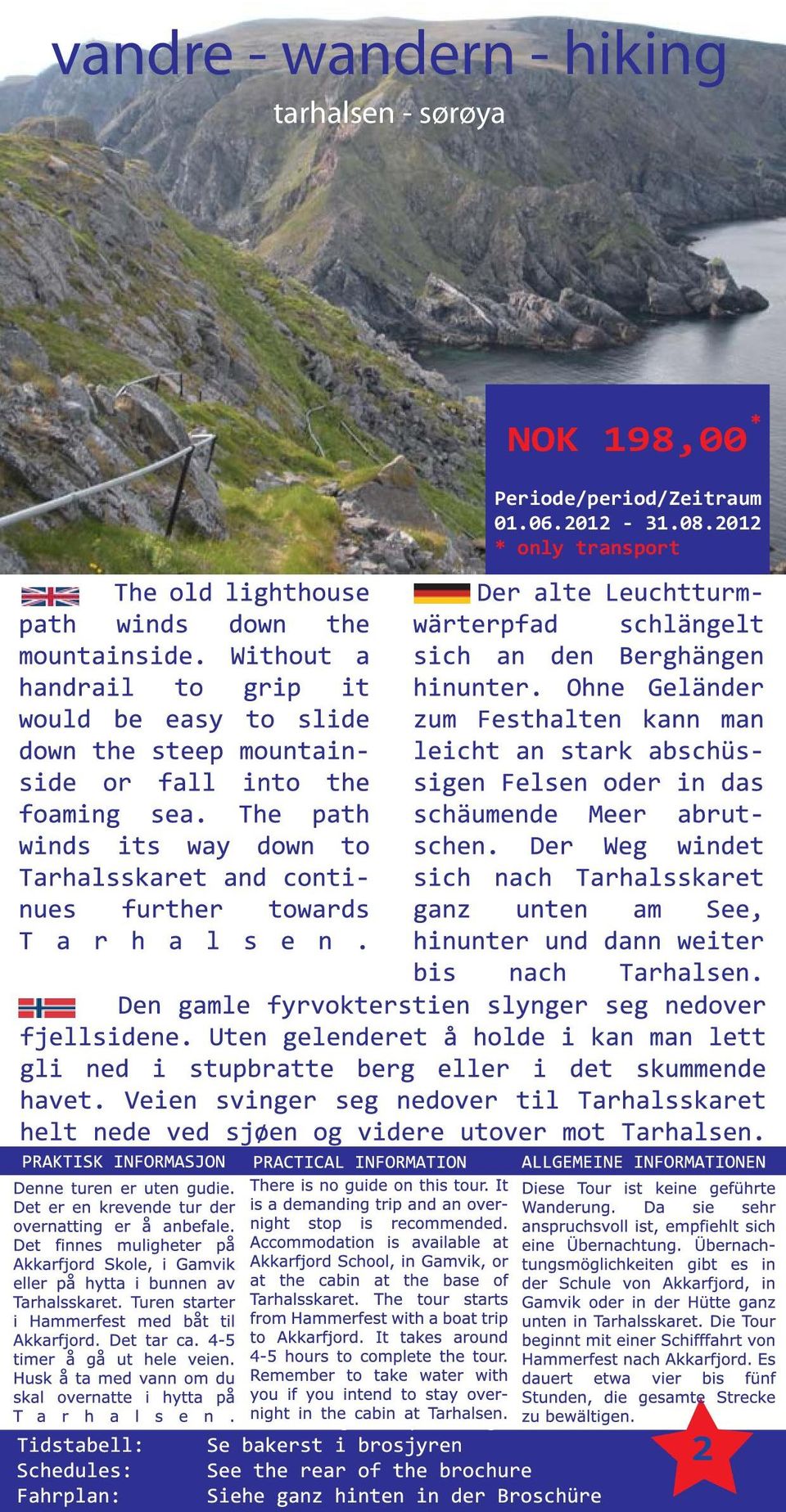 sørøya NOK 198,00 01.06.
