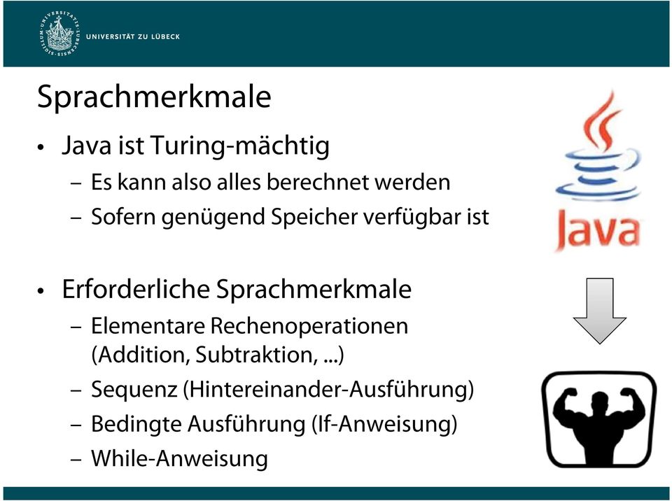 Sprachmerkmale Elementare Rechenoperationen (Addition, Subtraktion,.