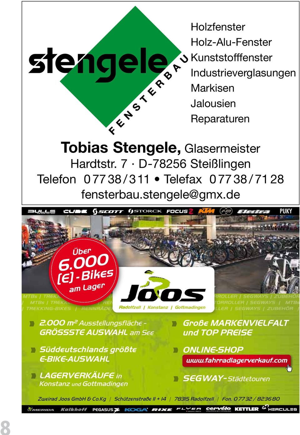 000 [E] - Bikes am Lager Radolfzell Konstanz Gottmadingen 2.