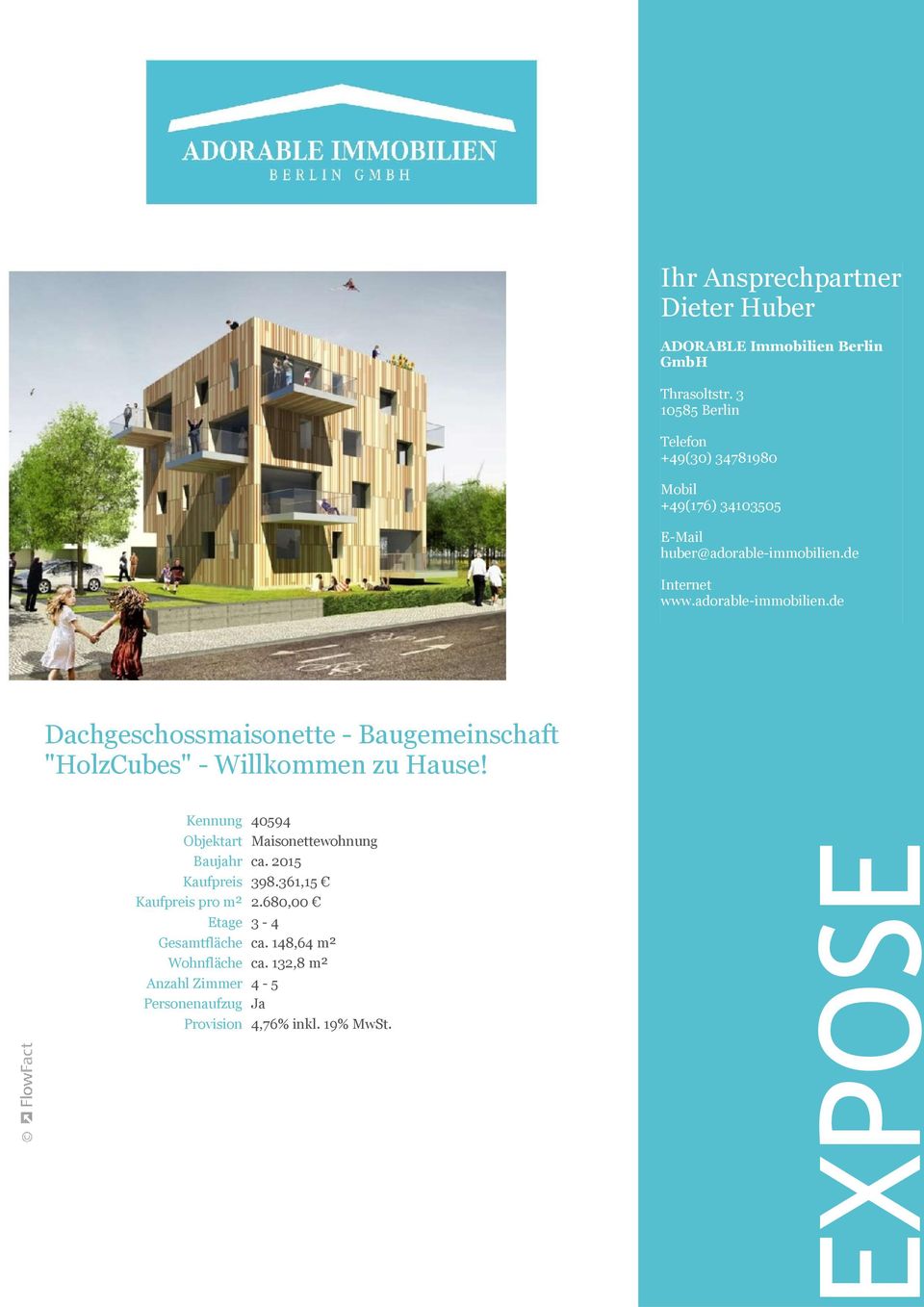 adorable-immobilien.de Dachgeschossmaisonette - Baugemeinschaft "HolzCubes" - Willkommen zu Hause!
