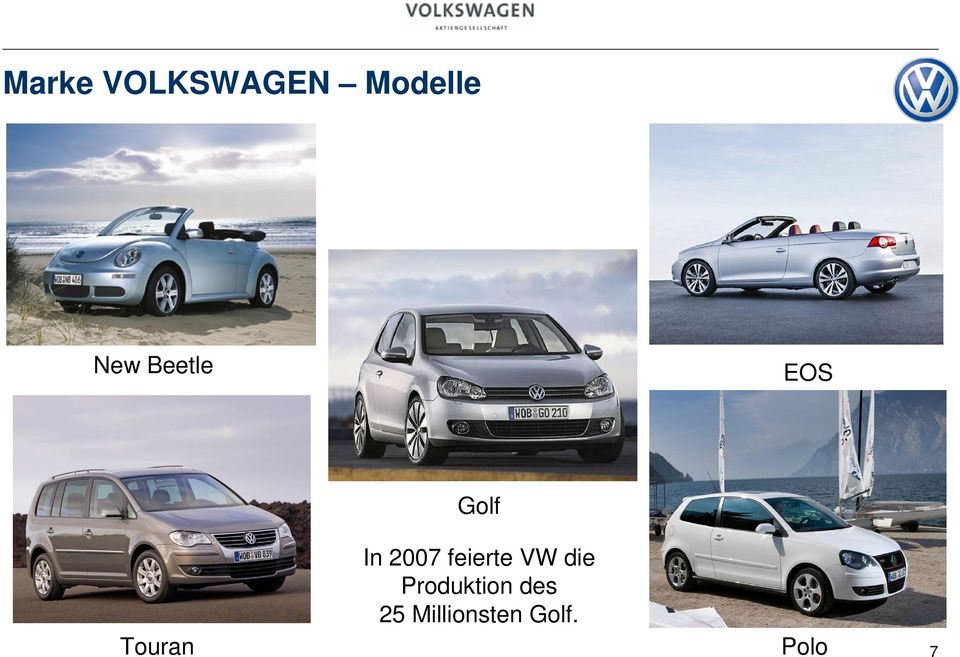 2007 feierte VW die