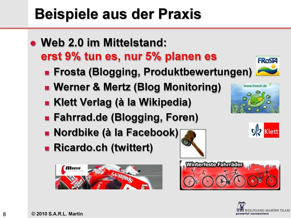 Produktbewertungen) Werner & Mertz (Blog Monitoring) Klett Verlag (à