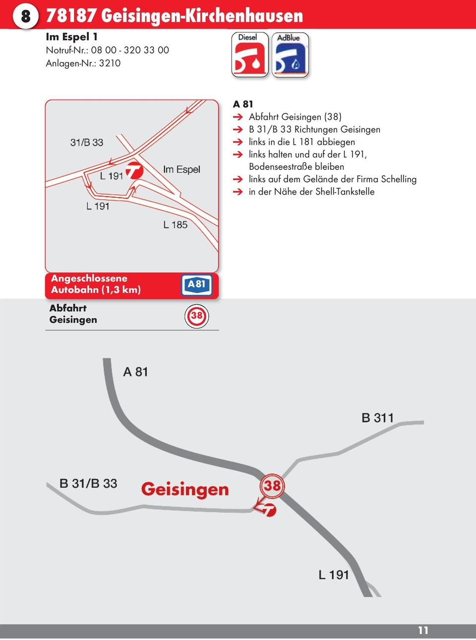 abbiegen links halten und auf der L 191, Bodenseestraße bleiben links auf dem Gelände