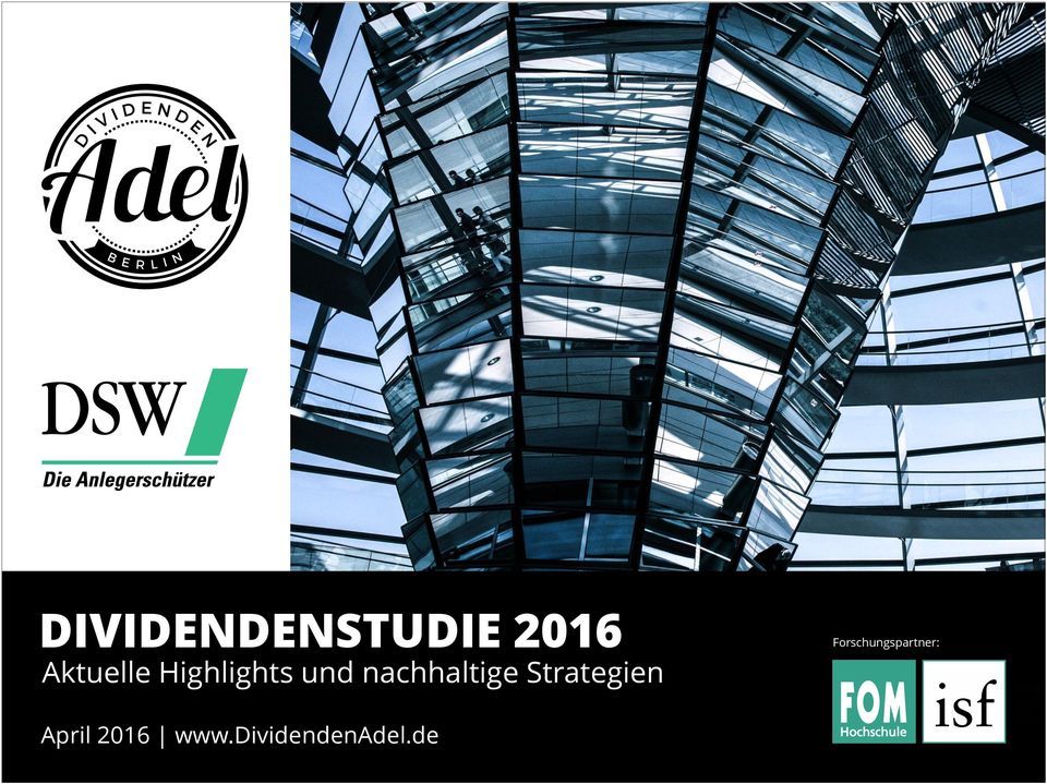 Forschungspartner: April 2016 www.dividendenadel.