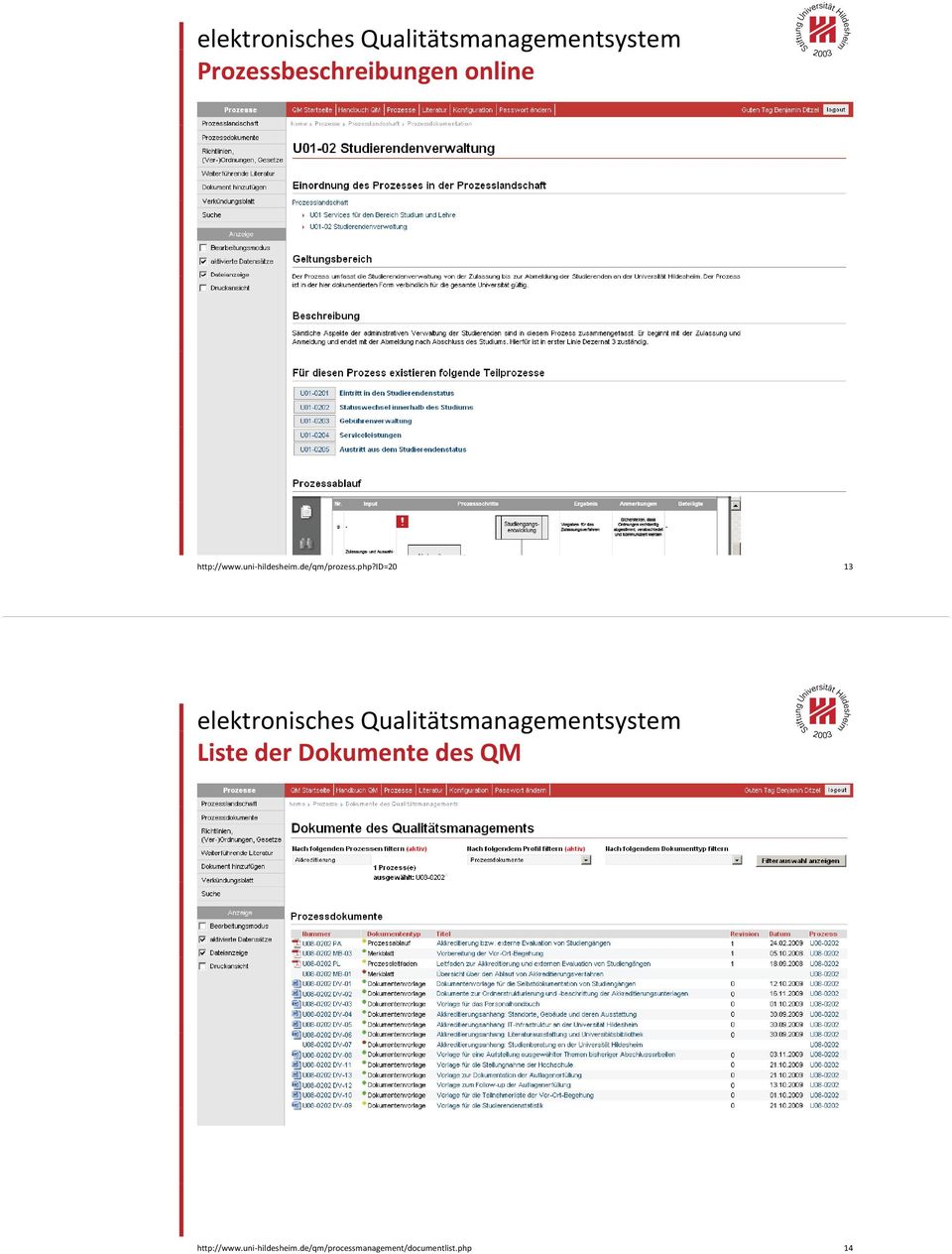 id=20 13 elektronisches Qualitätsmanagementsystem Liste der