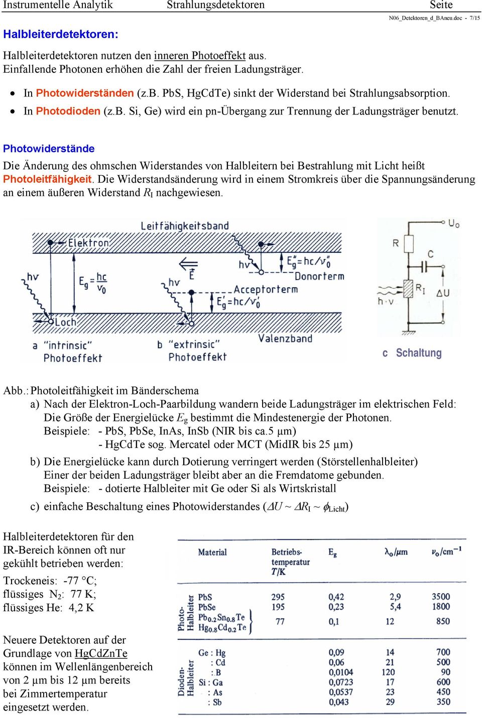 otowiderstände Die Änderung des ohmschen Widerstandes von Halbleitern bei Bestrahlung mit Licht heißt otoleitfähigkeit.