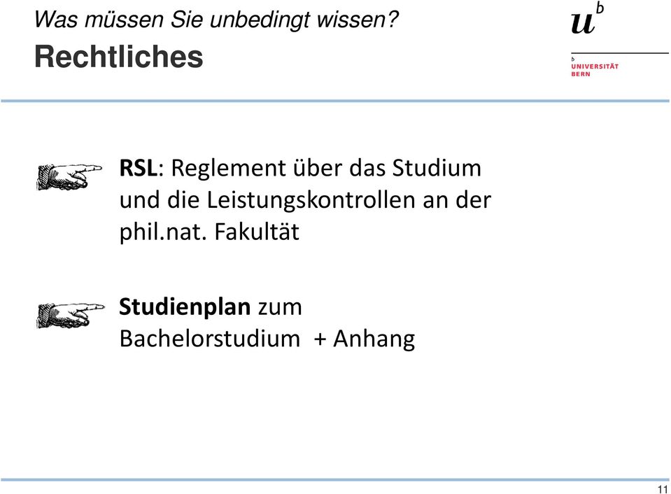 Rechtliches: und die Leistungskontrollen an