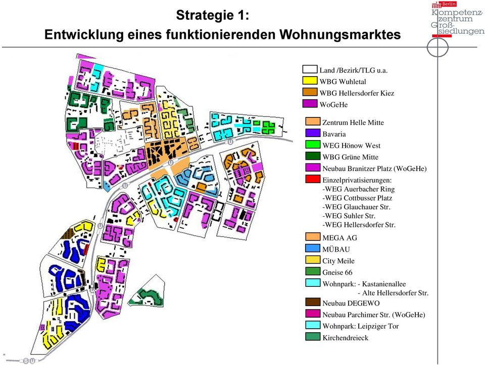 Auerbacher Ring -WEG Cottbusser Platz -WEG Glauchauer Str. -WEG Suhler Str. -WEG Hellersdorfer Str.