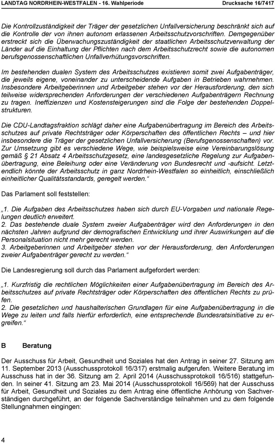 berufsgenossenschaftlichen Unfallverhütungsvorschriften.