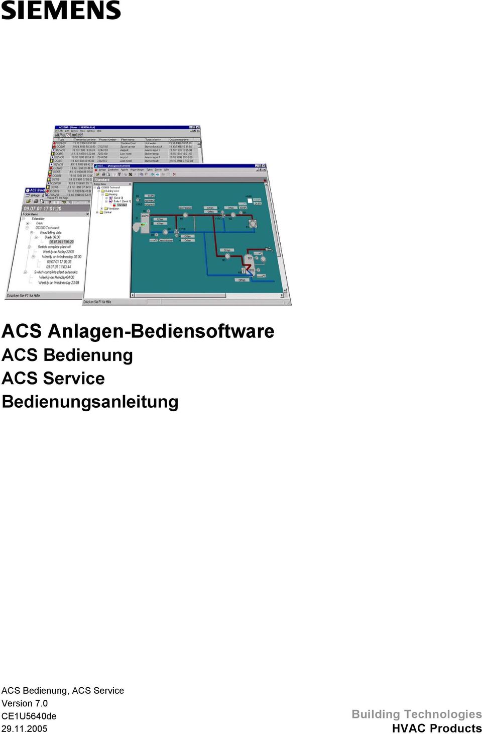 Bedienung, ACS Service Version 7.