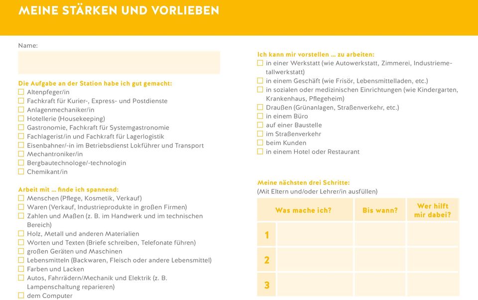 Chemikant/in Arbeit mit finde ich spannend: Menschen (Pflege, Kosmetik, Verkauf) Waren (Verkauf, Industrieprodukte in großen Firmen) Zahlen und Maßen (z. B.