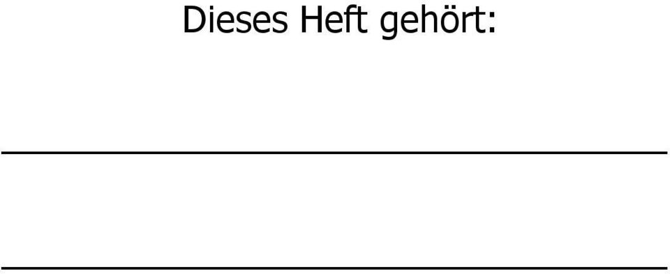 gehört: