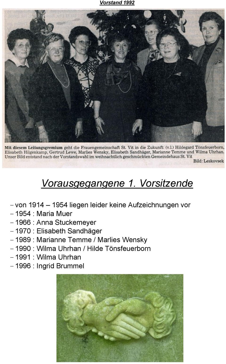 Maria Muer 1966 : Anna Stuckemeyer 1970 : Elisabeth Sandhäger 1989 :