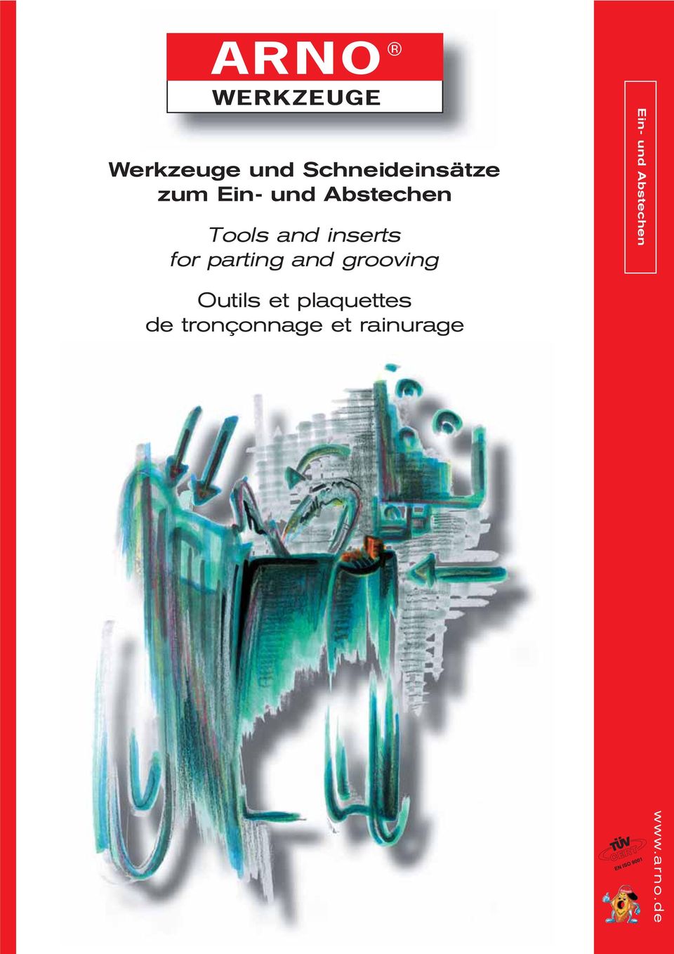 parting and grooving Ein- und Abstechen Outils
