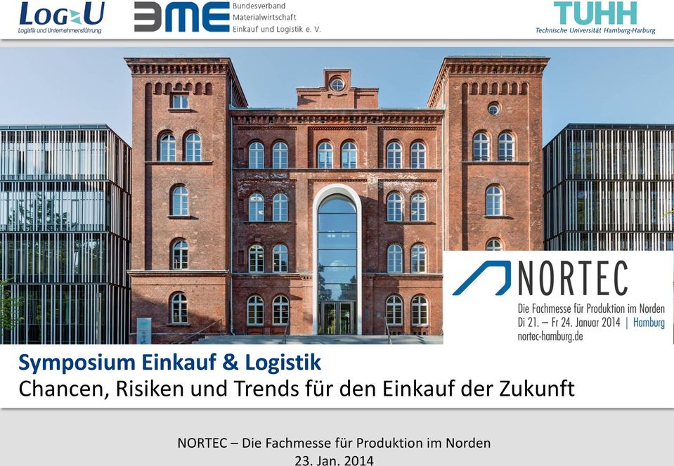 Einkauf & Logistik 23. Jan. 2014 Prof.