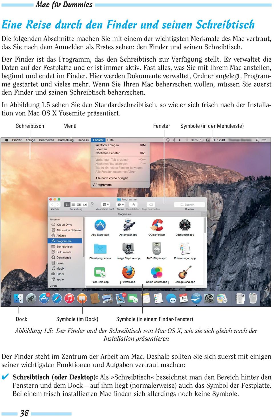 Fast alles, was Sie mit Ihrem Mac anstellen, beginnt und endet im Finder. Hier werden Dokumente verwaltet, Ordner angelegt, Programme gestartet und vieles mehr.