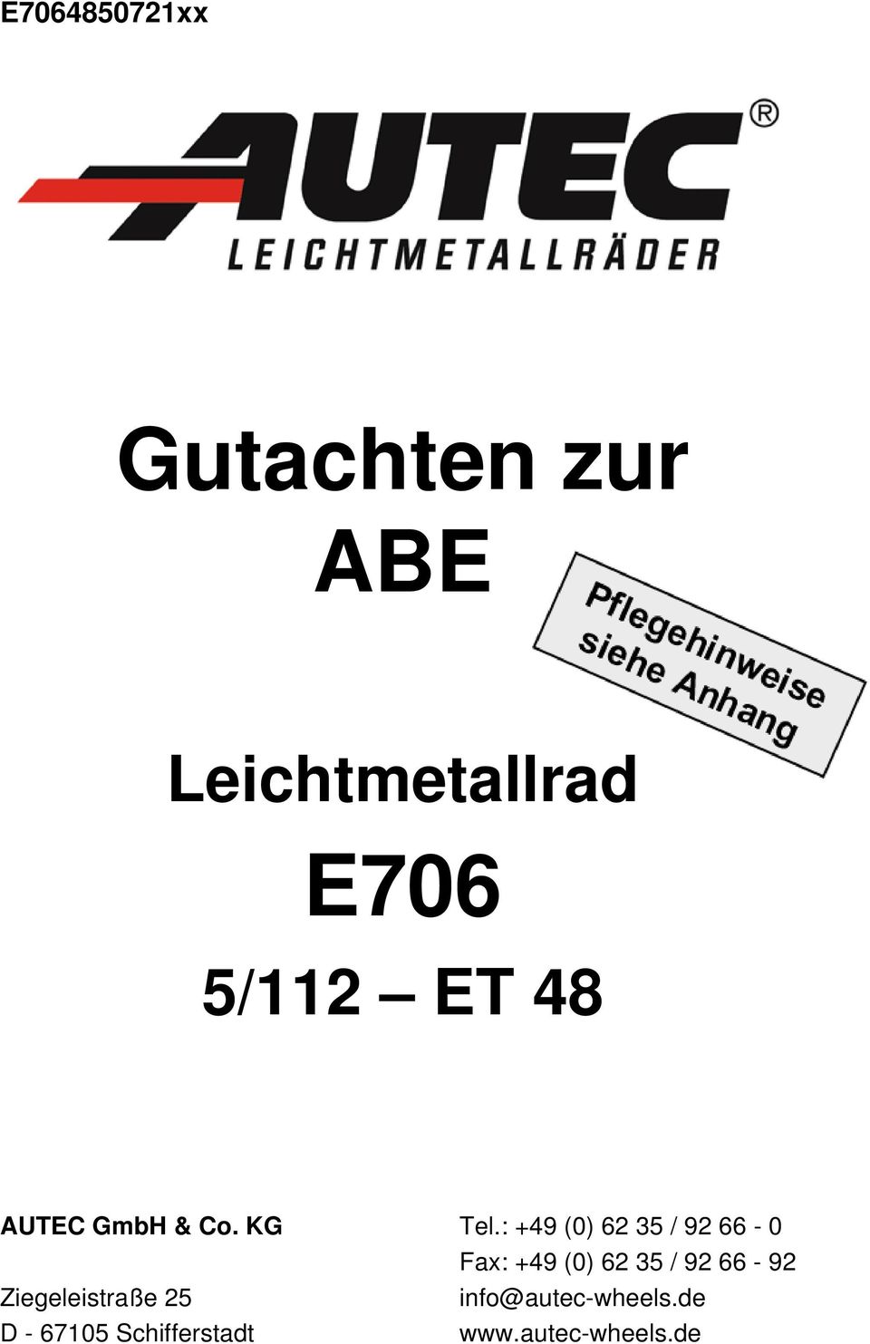 : +49 (0) 62 35 / 92 66-0 Fax: +49 (0) 62 35 / 92