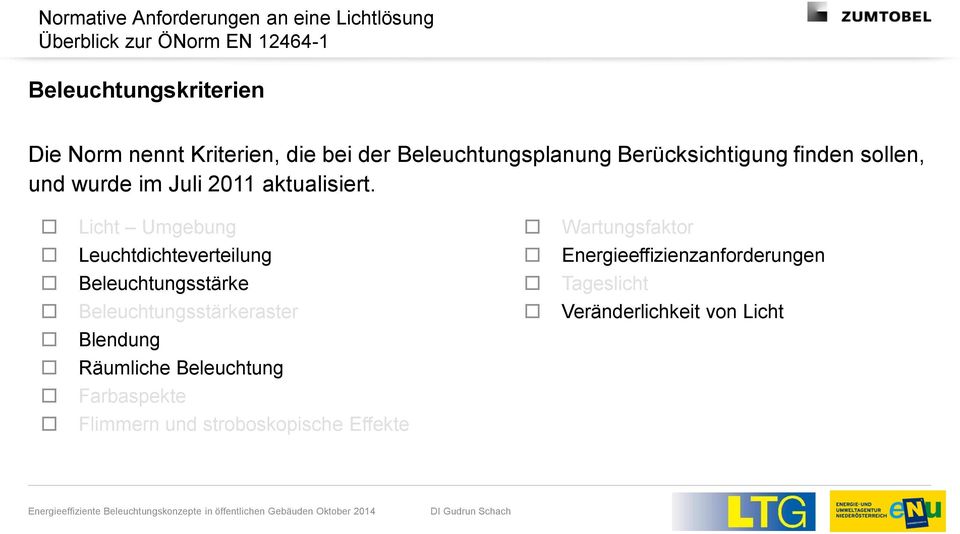 Licht Umgebung Wartungsfaktor Leuchtdichteverteilung Energieeffizienzanforderungen