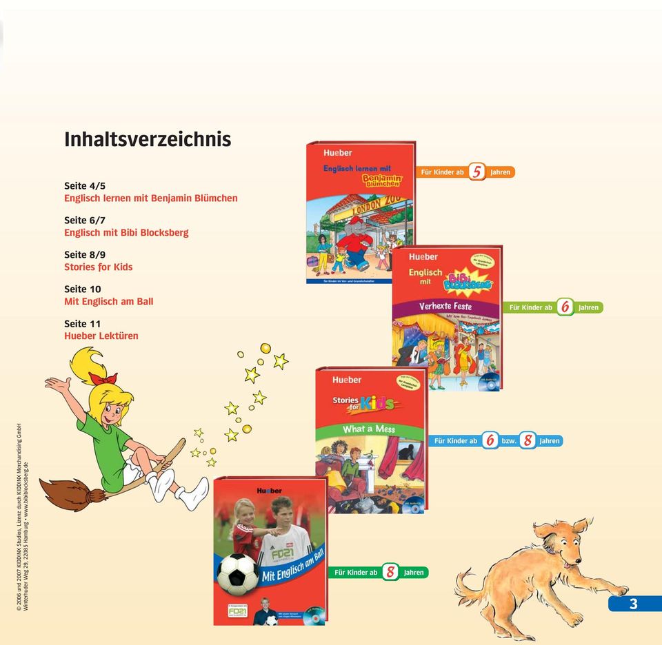 Lektüren Für Kinder ab 6 Jahren 2006 und 2007 KIDDINX Studios, Lizenz durch KIDDINX Merchandising GmbH