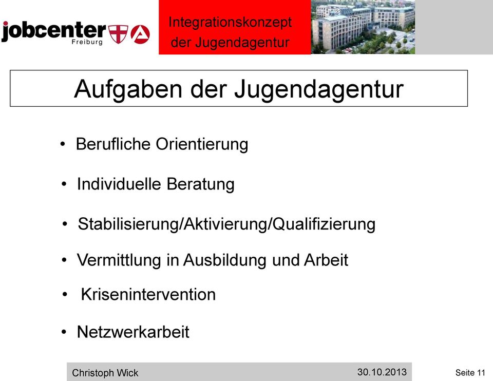 Beratung Stabilisierung/Aktivierung/Qualifizierung