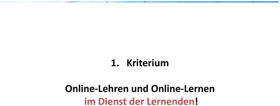 Online Lernen im