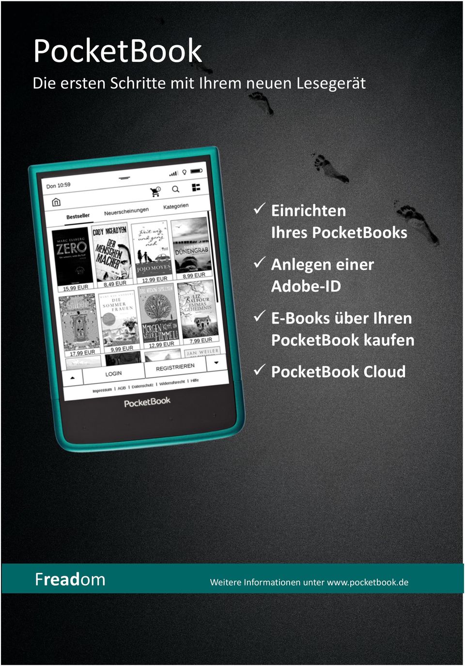 Adobe-ID E-Books über Ihren PocketBook kaufen