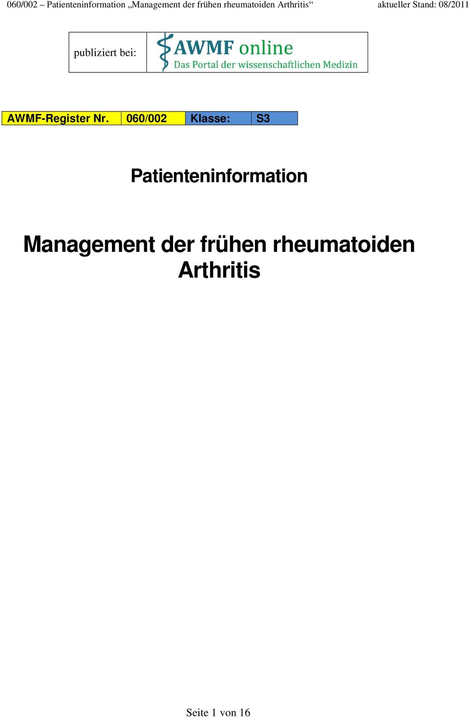 Patienteninformation Management