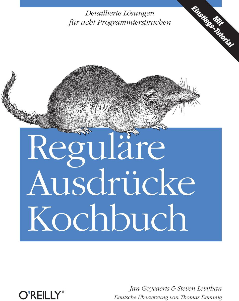 Reguläre Ausdrücke Kochbuch O Reilly Jan