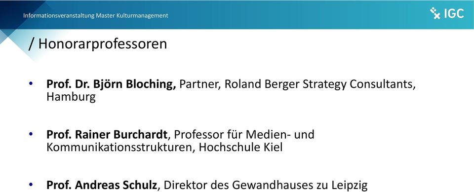 Hamburg Prof.