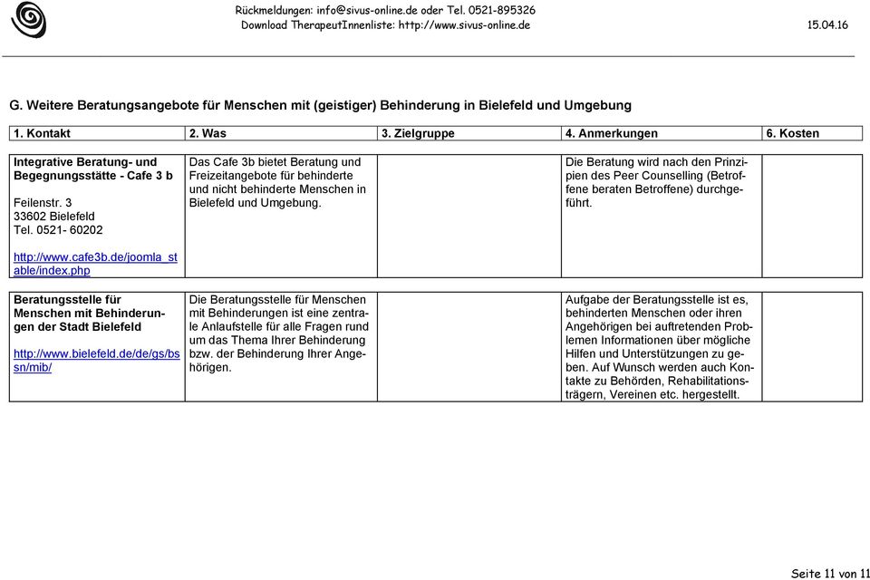 php Beratungsstelle für Menschen mit Behinderungen der Stadt Bielefeld http://www.bielefeld.