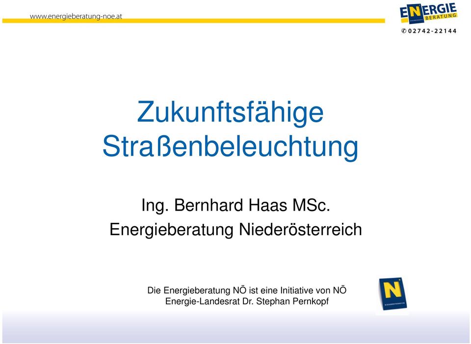 Energieberatung Niederösterreich Die