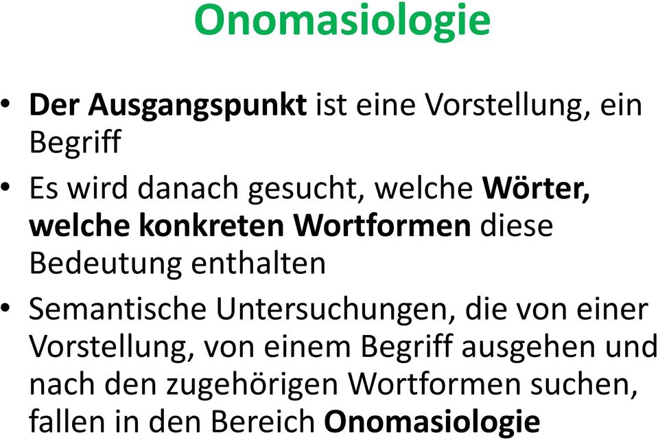 enthalten Semantische Untersuchungen, die von einer Vorstellung, von einem