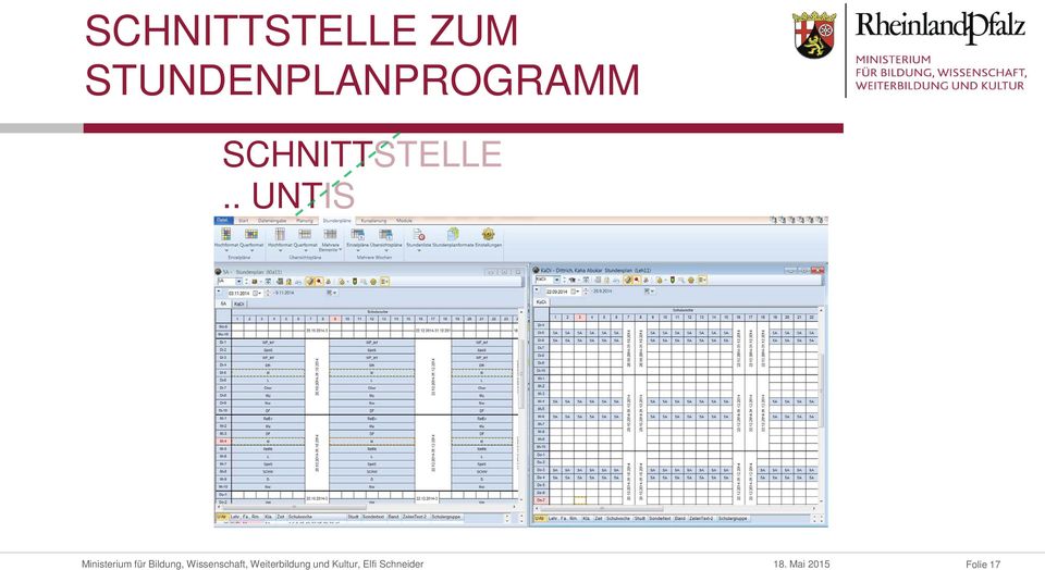 . UNTIS Ministerium für Bildung,