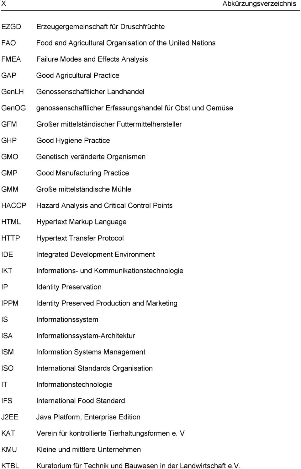 Großer mittelständischer Futtermittelhersteller Good Hygiene Practice Genetisch veränderte Organismen Good Manufacturing Practice Große mittelständische Mühle Hazard Analysis and Critical Control