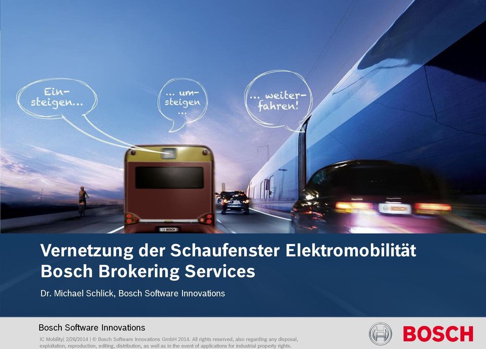 Bosch Software Innovations GmbH 2014.