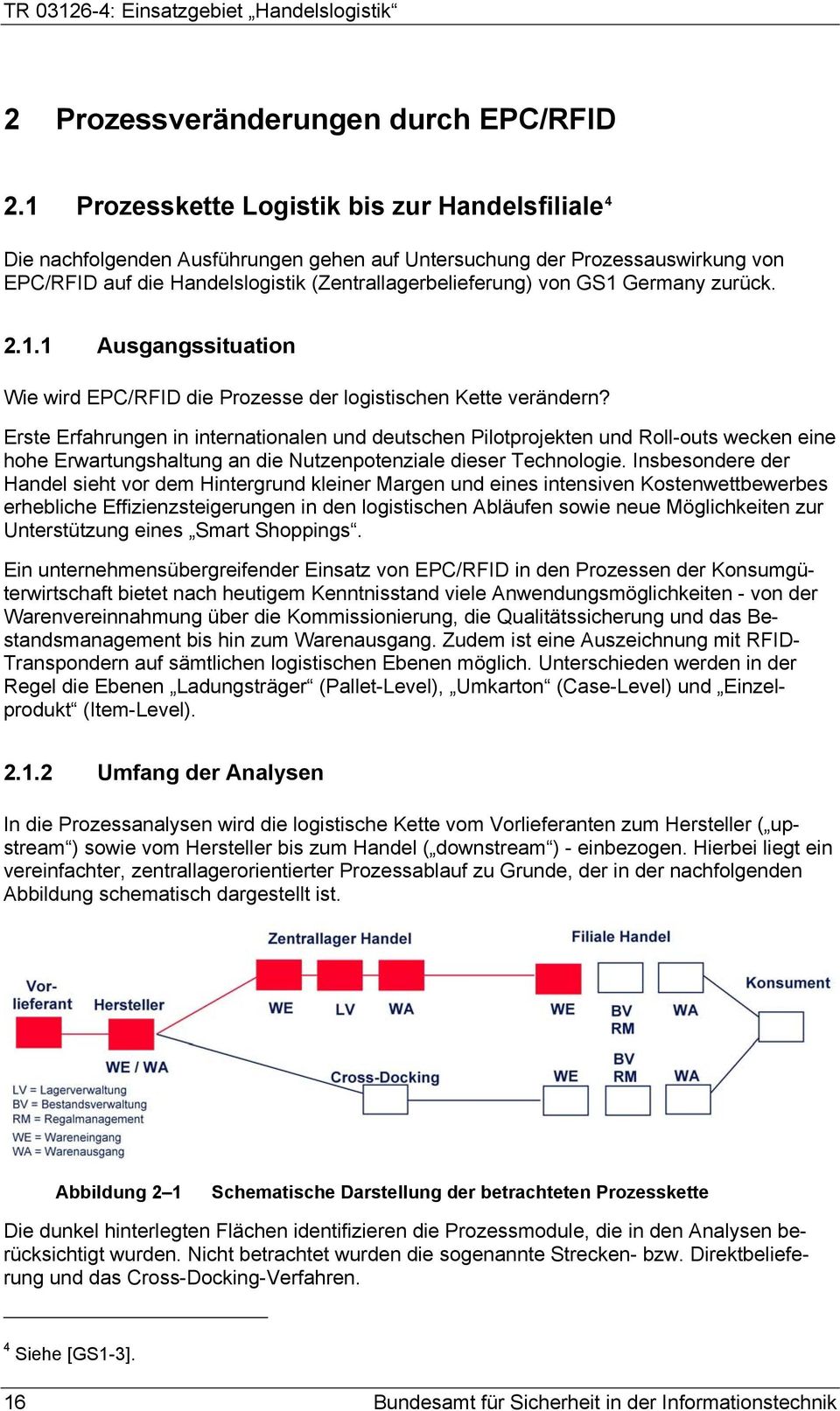 Germany zurück. 2.1.1 Ausgangssituation Wie wird EPC/RFID die Prozesse der logistischen Kette verändern?