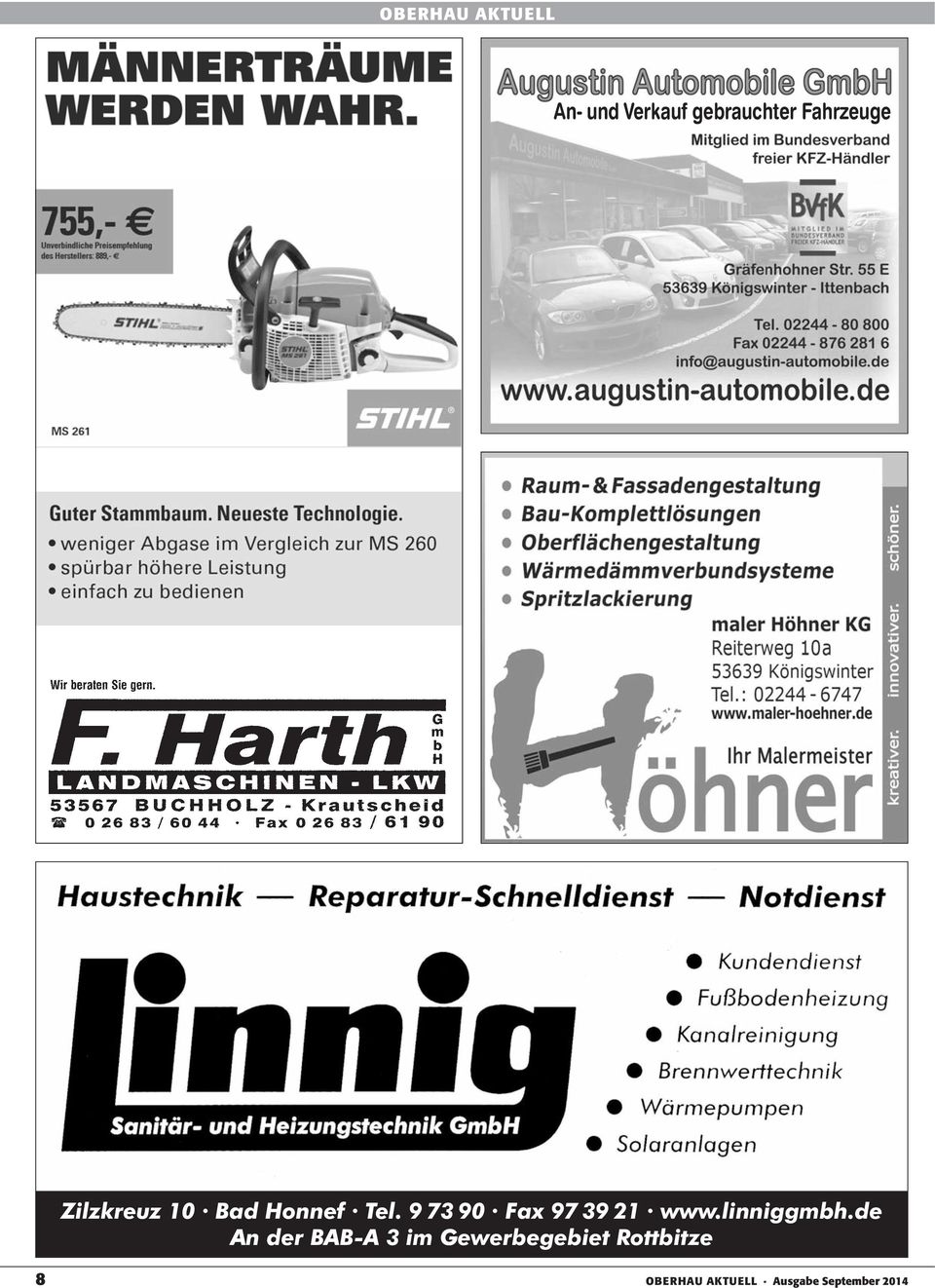 9 73 90 Fax 97 39 21 www.linniggmbh.